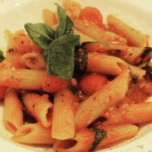 Penne in a cherry tomato sauce